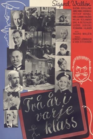 Poster Två år i varje klass (1938)
