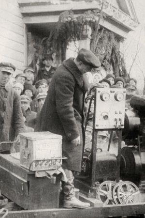 Póster oficial de la película At the Origins of Scientific Cinema