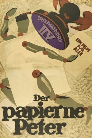 Poster Der papierene Peter 1917