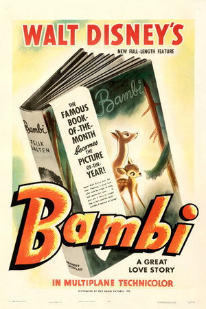 Постер мультфильма «Бемби (1942)» — (15 из 120)