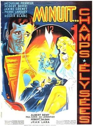 Poster Minuit... Champs-Elysées (1954)