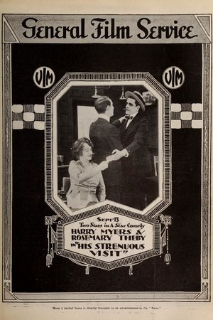 Poster His Strenuous Visit 1916