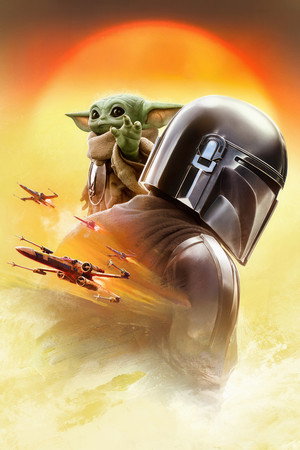 poster Star Wars: The Mandalorian and Grogu