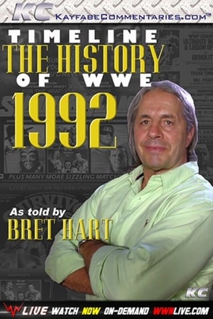 Poster Timeline: The History of WWE – 1992 – As Told By Bret Hart 2014