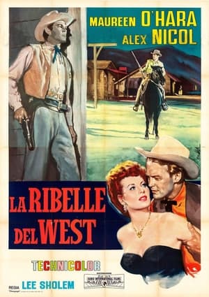 Poster La ribelle del west 1953