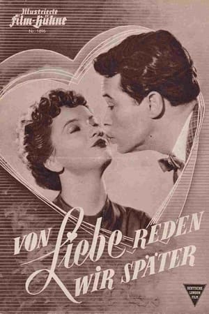 Poster Von Liebe reden wir später 1953