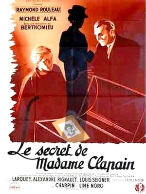 Poster The Secret of Madame Clapain 1943