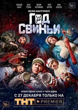 Poster Год свиньи 2018