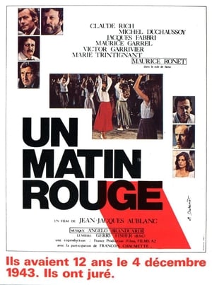 Poster Un matin rouge (1982)