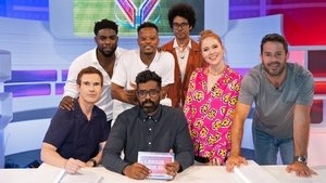 Image Patrice Evra, Jimmy Carr, Richard Ayoade & Angela Scanlon