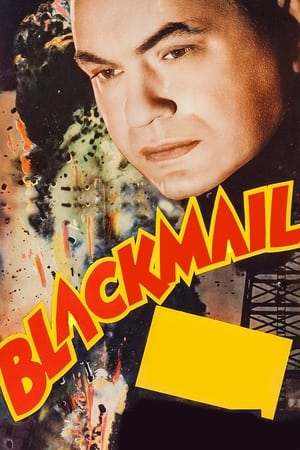 Poster Blackmail 1939