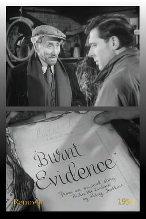 Poster Burnt Evidence (1954)