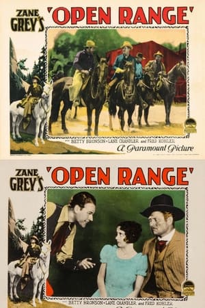 Poster Open Range (1927)