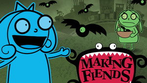 Making Fiends backdrop