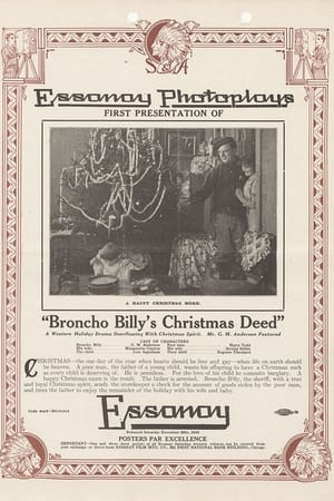 Poster Broncho Billy's Christmas Deed (1913)