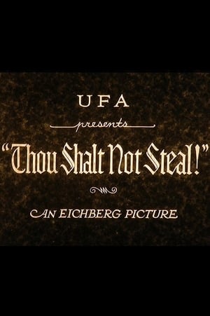 Poster Thou Shalt Not Steal (1928)