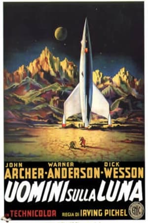 Poster Uomini sulla luna 1950