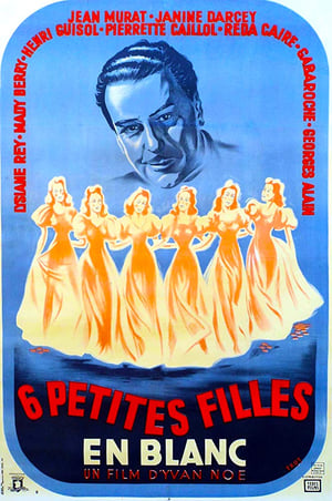 Poster Six petites filles en blanc 1942