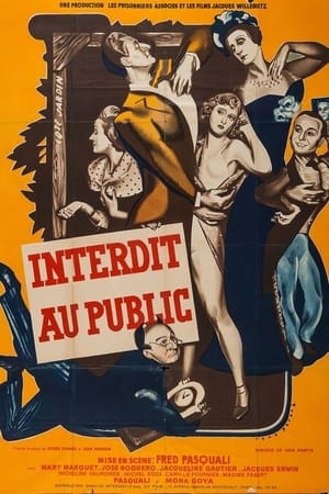 Poster Interdit au public 1949