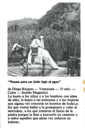 Poema para ser leído bajo el agua