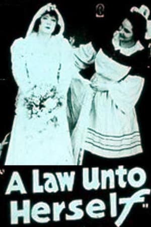 Poster A Law Unto Herself (1918)