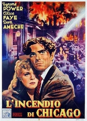 Poster L'incendio di Chicago 1938