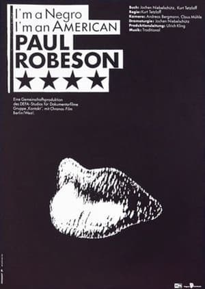 Poster I’m a Negro, I’m an American – Paul Robeson 1990
