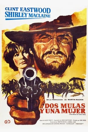 Poster Dos mulas y una mujer 1970