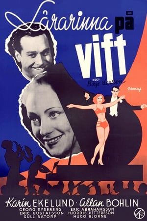 Poster Lärarinna på vift 1941