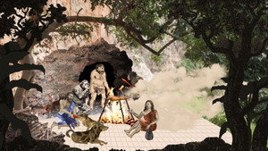 Were we all cavemen?
