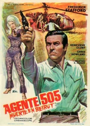 Poster Agent 505 - Todesfalle Beirut 1966