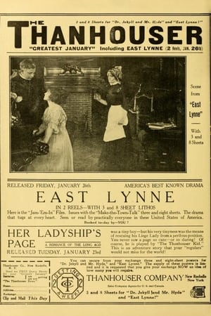Poster East Lynne 1912