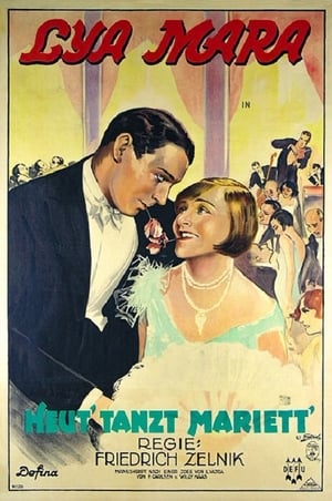 Poster Heut tanzt Mariett (1928)