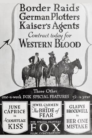 Poster Western Blood 1918