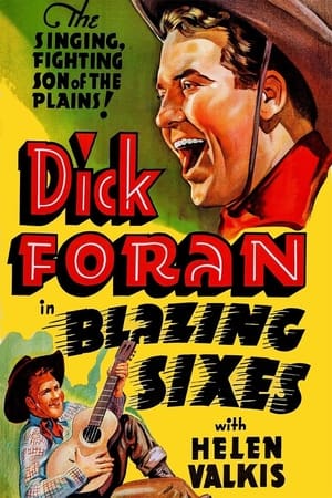 Poster Blazing Sixes 1937