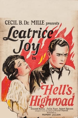 Poster Hell's Highroad 1925