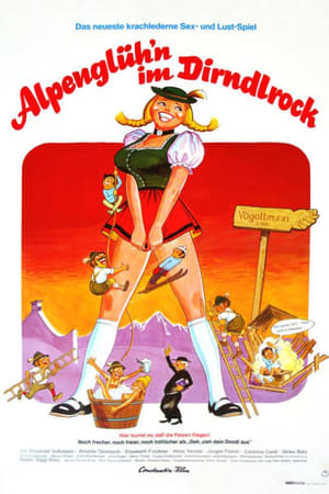Poster Alpenglühn im Dirndlrock 1974