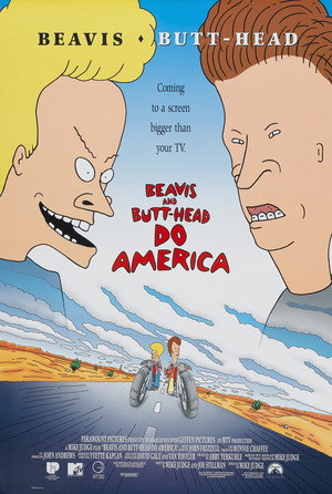 Постер мультфильма «Бивис и Батт-Хед уделывают Америку (1996)» — (12 из 27)