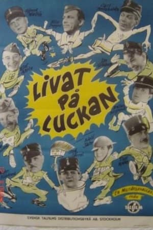 Poster Livat på luckan (1951)