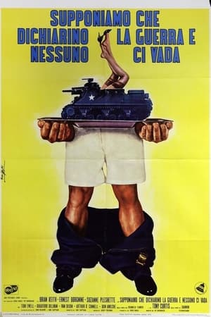 Poster Supponiamo che dichiarino la guerra e nessuno ci vada 1970