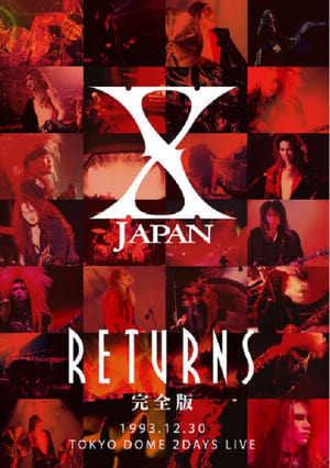 Poster X JAPAN RETURNS 1993.12.30 Tokyo Dome 2 Days Live 2008