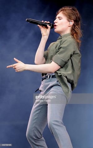 Poster Christine and the Queens - Glastonbury (2016)