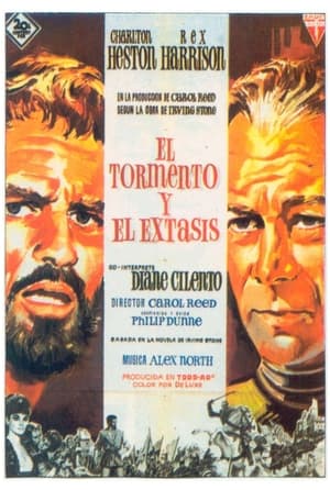 Poster El tormento y el éxtasis 1965