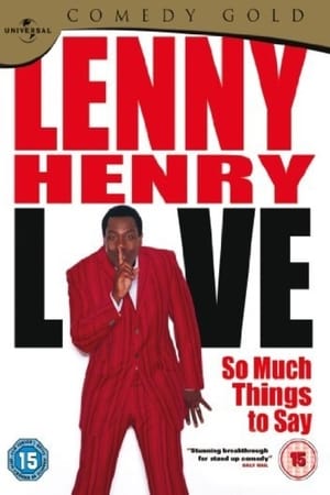 Poster Lenny Henry Live - So Much Things To Say (2005)