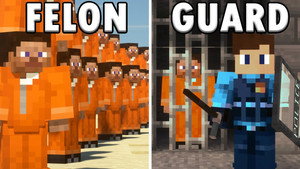 1000 Players Simulate Prison in Minecraft