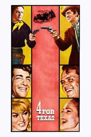 Poster Os Quatro Heróis do Texas 1963