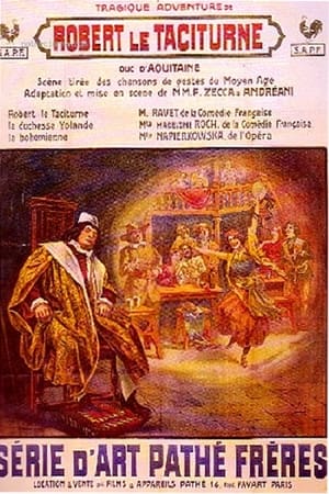 Poster La Tragique Aventure de Robert le Taciturne, duc d'Aquitaine 1910