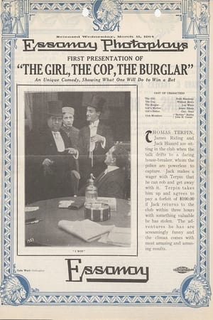Poster The Girl, the Cop, the Burglar (1914)