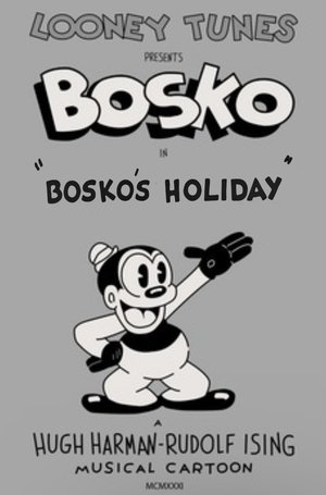 Poster Bosko's Holiday 1931