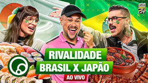 Reagindo ao jogo BRASIL x JAPÃO, Dicionário Futebolístico e Batalha de Comidas